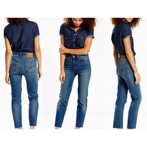 Levi’s Wedgie Fit White Oak Cone Denim, Size 27